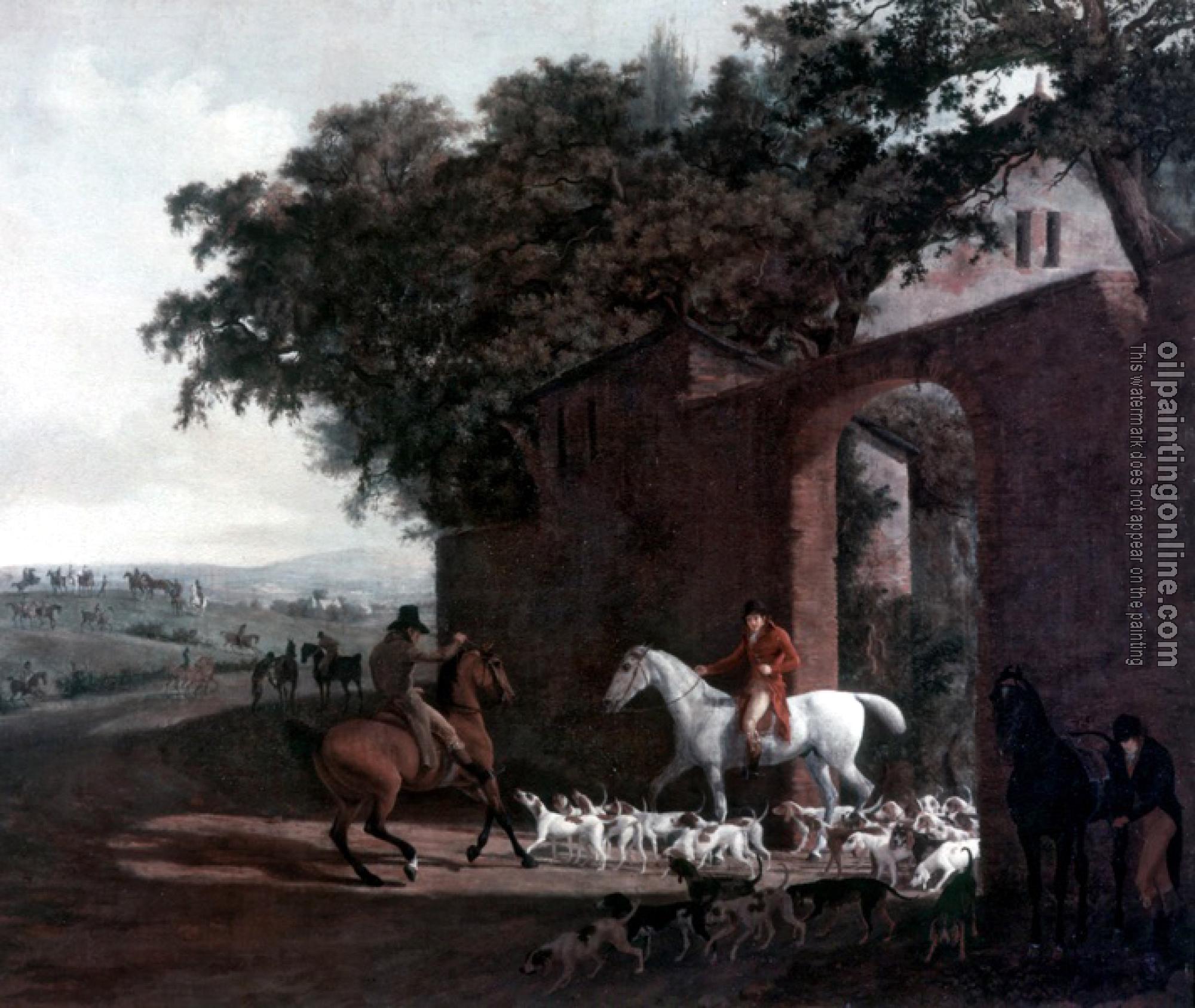 Agasse, Jacques-Laurent - Departure to the Hunt